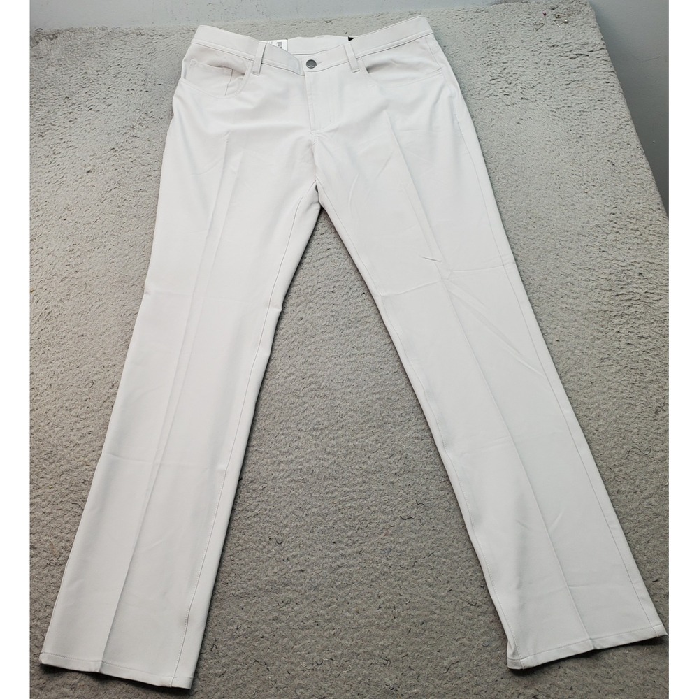Dunning Golf Chino Pants Mens 34/32 Gray Performance Stretch Quick Dry D7S21P068